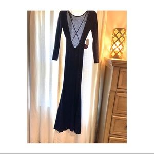 Windsor navy sparkle evening dress. BNWT
